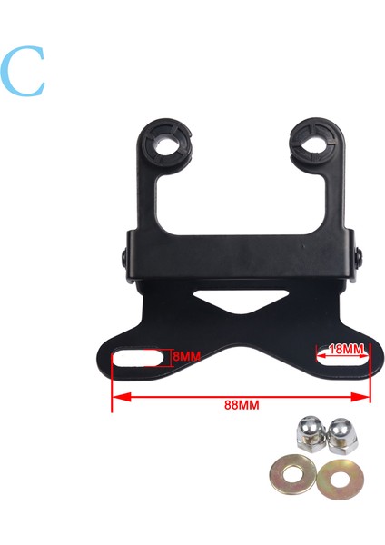 Braket C Rus KR200 Ktm Yg 150 Yg Için Motosiklet Evrensel Hız Kilometre Sayacı Velocimetro Braketi Desteği Standı (Yurt Dışından)