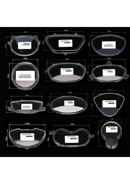 04 Motosiklet Motokros Moped Hız Tachometer Gösterge Lens Kapağı Scooter Atv E-Scooter (Yurt Dışından) fiyatları