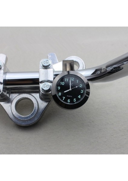 Altın Evrensel Motosiklet Saat Motosiklet Direksiyon Saati Su Geçirmez Şok Geçirmez Tokalı Montaj Alüminyum Saat Moto Siyah Aksesuarlar (Yurt Dışından) modelleri