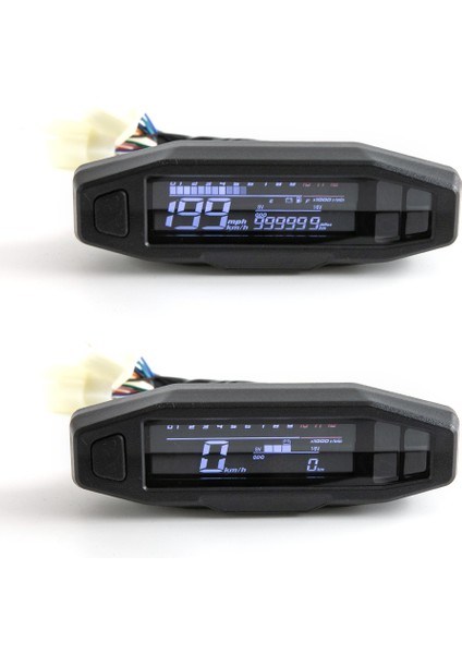 Sadece Parantez Yeni Motosiklet LCD Hız Dijital Kilometre Sayacı Elektrik Enjeksiyon ve Karbüratör Ölçer KR200 (Yurt Dışından) fiyatları