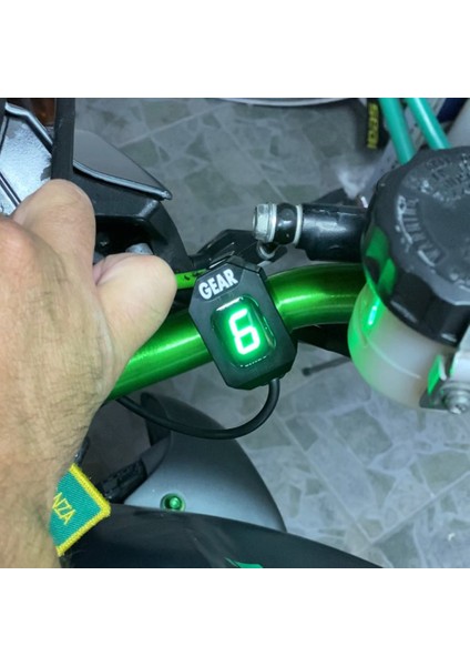 Kırmızı Stil Kawasaki ER6N Er-6n Er-6f ER6F Versy KLE650 Ninja 250R 300 Ninja R Motosiklet Vites Meter (Yurt Dışından)