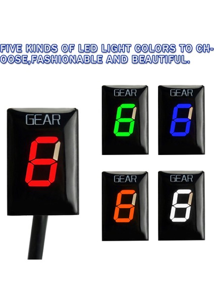 Kırmızı Ayraç Honda Hornet Cbr 600 F4I F3 CBR600F4I VFR800 Vfr B400 Cb 400 X4 X11 V Motosiklet Hız Gear Indicator Ekranı (Yurt Dışından)