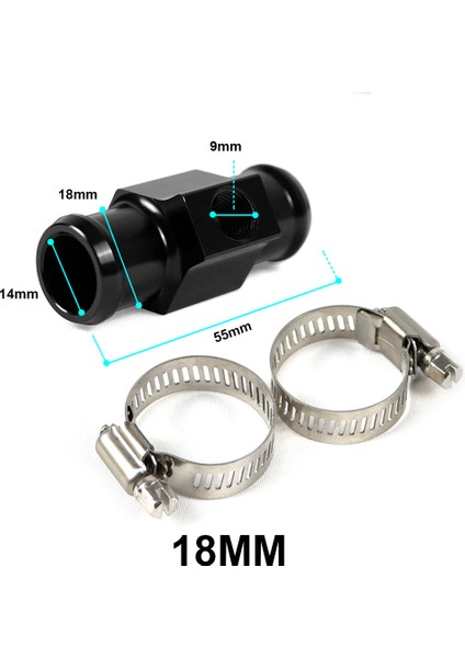 18 mm Adaptör Su Sıcaklık Mini Metre Termometre Moto Evrensel XMAX300 CB400 mt Sensör Scooter Yarışı (Yurt Dışından)
