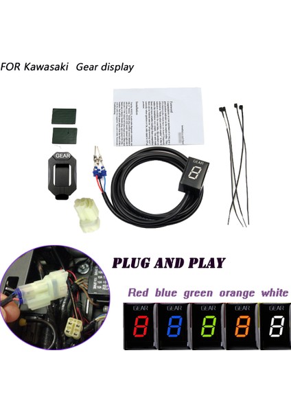 Mavi Ayraç Kawasaki ER6N Z1000SX NINJA400 Z1000 Z800 Z750 Versy Z650 W800 Ninja 300 Motosiklet Hız Dişli Meter (Yurt Dışından) indirimleri