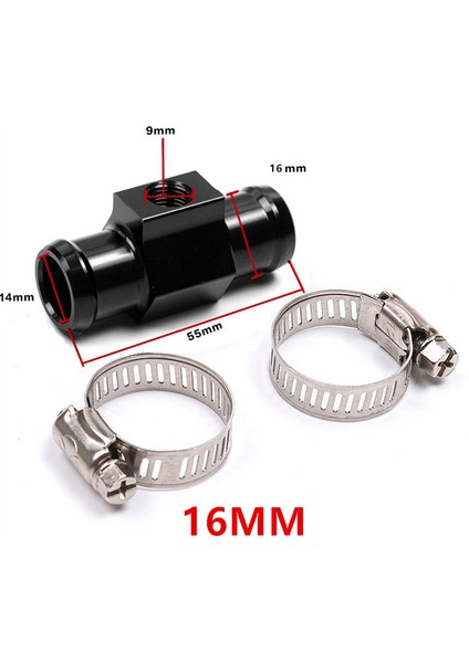 16MM Vespa Gts Tmax Nmax Pcx Forza 350 Xmax Dijital Ekran Sensörlü Motosiklet Termometresi Sıcaklık Göstergeleri (Yurt Dışından)