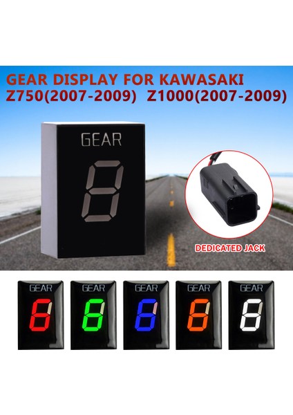 Mavi Stil Kawasaki Z750 Z1000 Z Ecu Fiş Doğrudan Montaj Motosiklet Vites Gösterge (Yurt Dışından)