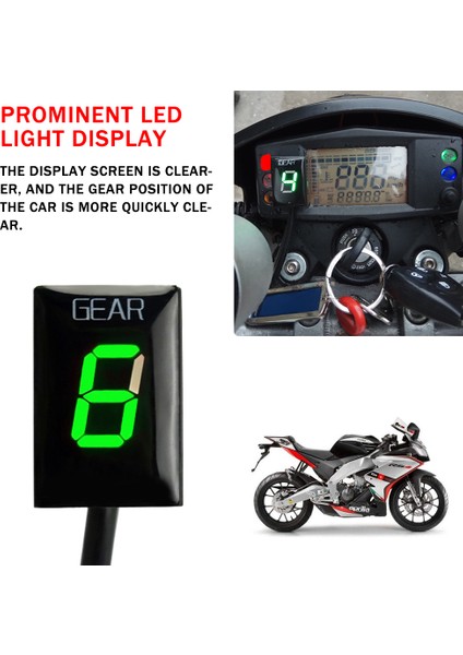 Braket-Mavi Aprilia R Et Caponord SL1000 Falco Motosiklet Vites Indikatörü (Yurt Dışından) indirimleri