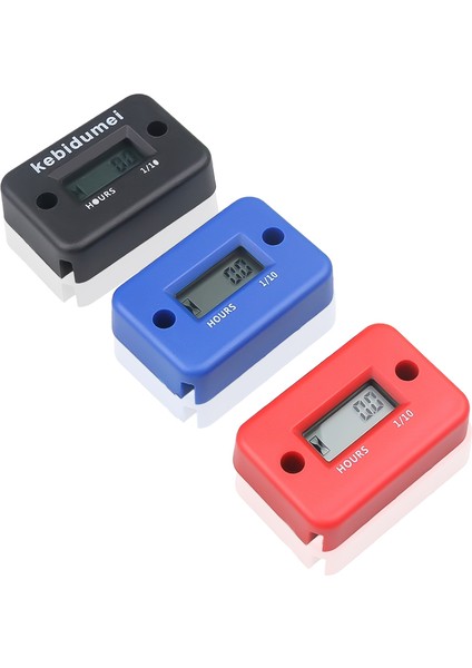 Mavi Stil Su Geçirmez Dijital Saat Sayacı LCD Ekran Taşınabilir Motor Saat Sayacı Motosiklettekne Motorları Karşı Sayacı Saat Sayacı (Yurt Dışından) indirimleri