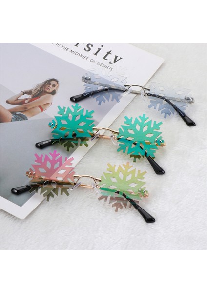 No.8 Yeni Sıcak Noel Kenarlıksız Kar Tanesi Eğlenceli Bisiklet Leri Eşsiz Parti Leri Tasarım Moda Eğlence Leri (Yurt Dışından) modelleri