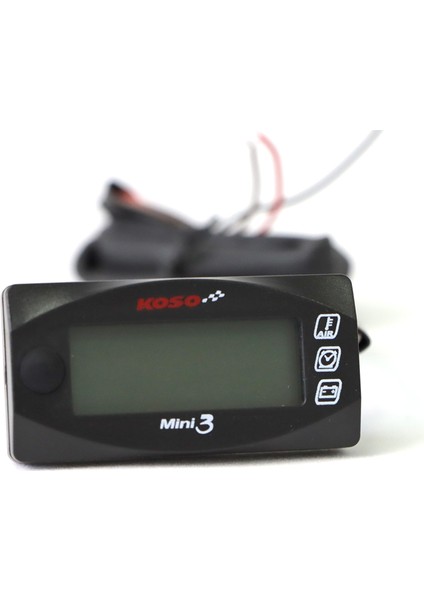Metre Tutucu Kırmızı Stil Mını LED Ekranlı Ölçer Hava Sıcaklığı+Zaman+Voltaj Ölçüm Test Odası Sıcaklık Ölçer Voltmetre Saat Motosiklet Araçları (Yurt Dışından) fırsatları