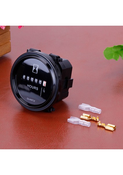 12V 24V 36V Mini Saat Sayacı Deniz Teknesi Motoru 2 Yuvarlak Su Geçirmez Gösterge Araba Kamyonlar Mekanik Saat Sayacı Zamanlayıcı Yeni (Yurt Dışından) fiyatları