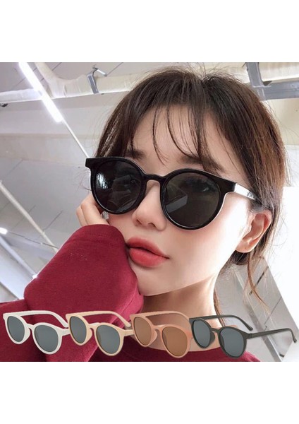 No.3 Retro Vintage Yuvarlak Çerçeve Güneş Leri Anti-Uv Bayan Seyahat Parti Leri Ler Gögüsler (Yurt Dışından) fiyatları