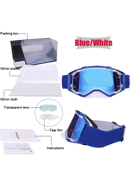 Bir Stil Motosiklet Motokros Motosiklet Dağ Bisikleti Off-Road Mtb Açık Hava Spor Kask Leri ve Aksesuarları ile Gözyaşı Koruyucu Lens Kutusu (Yurt Dışından) fırsatları