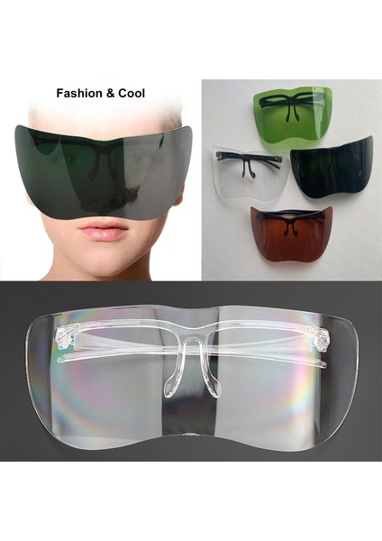 B Geniş Görüş Alanına Sahip Büyük Aynalı Yarı Yüz Kalkanı (Yurt Dışından) indirimleri