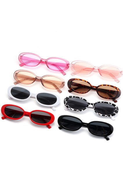 No.4 2021 Moda Retro Çerçevesiz Kanatlı UV400 Lüks Trend Dar Yaz Gözlüğü (Yurt Dışından) indirimleri