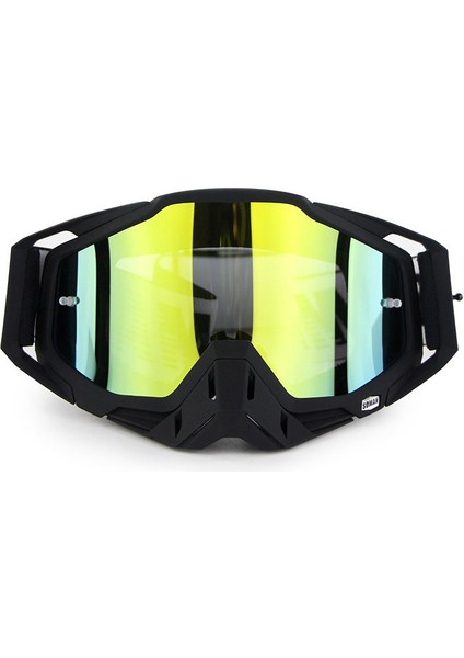 H Atv Motosiklet Gözlüğü Mx Motosiklet Leri Motosiklet Gözlüğü Rüzgar Geçirmez Dağ Bisikleti Gafas Lunette Brillen (Yurt Dışından)
