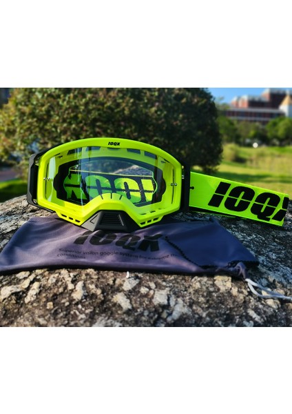 Şeffaf Lens Ioqx Açık Hava Motosiklet Gözlüğü Bisiklet Mx Off-Road Kayak Spor Atv Kir Motosiklet Yarış Leri Motokros Leri Bisiklet Google (Yurt Dışından) fırsatları