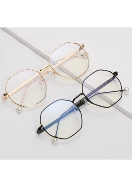 Gül Altın3 1 Pc Retro Metal Mavi Işık Korumalı Vintage Hafif Yuvarlak Çerçeve Göz Koruma Ultra Hafif (Yurt Dışından) fiyatları