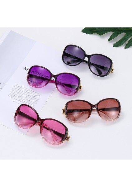 A-Leopar-Gri Lar Retro Büyük Boy UV400 Tasarımcı Trendi Stil Yaz Modası (Yurt Dışından) indirimleri