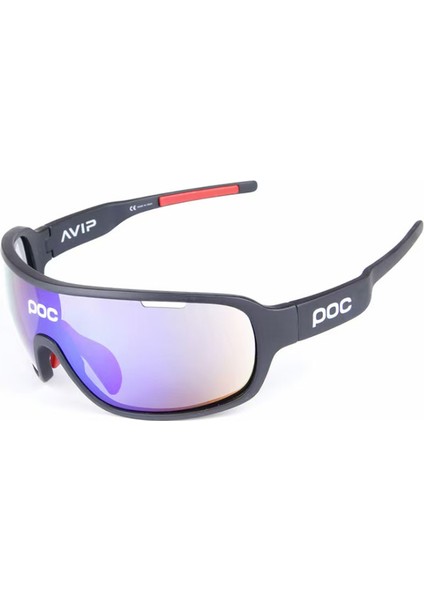 C5 Poc 5 Lens Set Polarize Bisiklet Spor Leri Dağ Yol Bisikleti Mtb Bisiklet Rüzgar Kum Leri (Yurt Dışından)