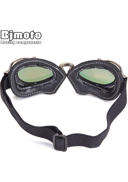 Bronz Sarı Stil Bjmoto Ool Mtb Bisikletçi Gözlüğü Motosiklet Gözlüğü, Scooter Moto Aviator Vintage Motokros Gözlüğü (Yurt Dışından) indirimleri