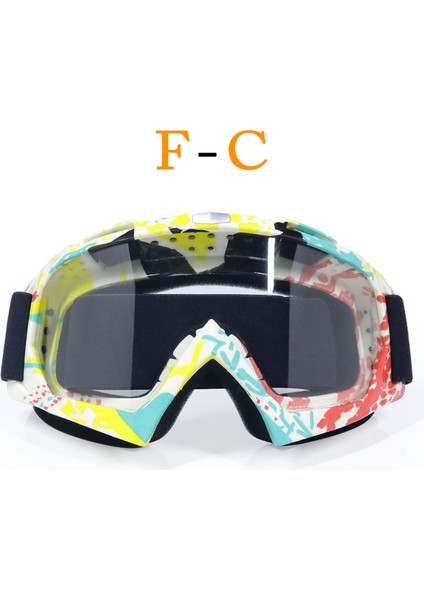 D2 Motokros Leri Oculos Antiparras Gafas Moto Cross Motosiklet Off Road Kir Motosiklet Gözlüğü (Yurt Dışından)