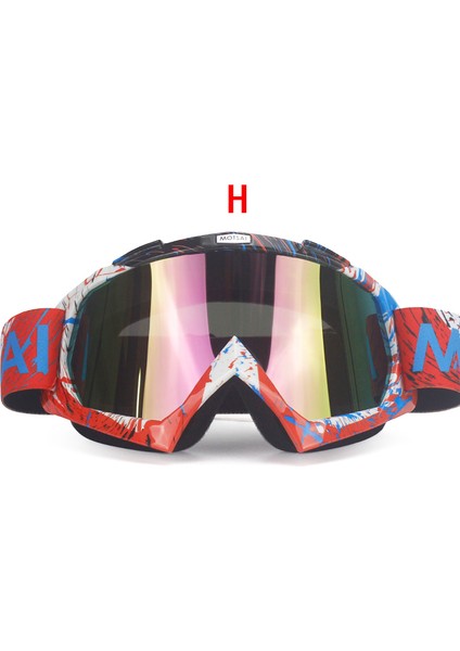H1 Yeni Motokros Leri Bisiklet Mx Off Road Kaskları Spor Gafas Motosiklet Kir Bisikleti Oculos Moto (Yurt Dışından)