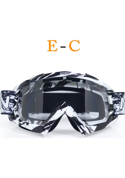 J1 Motokros Leri Oculos Antiparras Gafas Moto Cross Motosiklet Off Road Kir Motosiklet Gözlüğü (Yurt Dışından)