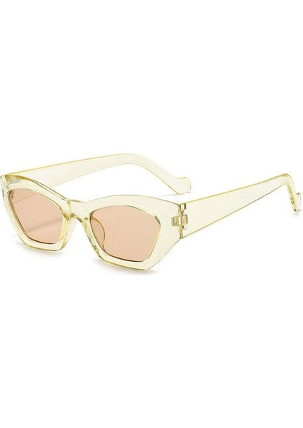 P2 Yeni Moda Vintage Tasarımcı Retro Dikdörtgen Güneş Leri Oculos Lunette De Soleil Femm (Yurt Dışından)
