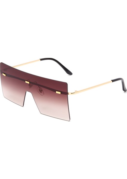 Çay Kare Tasarım Pc Çerçeve Net Lens Uv Korumalı Moda Sürüş - Yeni (Yurt Dışından)
