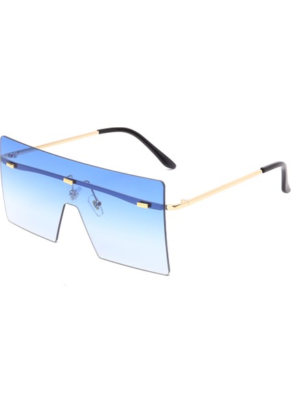 Çay Kare Tasarım Pc Çerçeve Net Lens Uv Korumalı Moda Sürüş - Yeni (Yurt Dışından)
