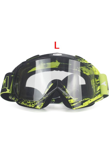 L2 Yeni Motokros Leri Bisiklet Mx Off Road Kaskları Spor Gafas Motosiklet Kir Bisikleti Oculos Moto (Yurt Dışından)
