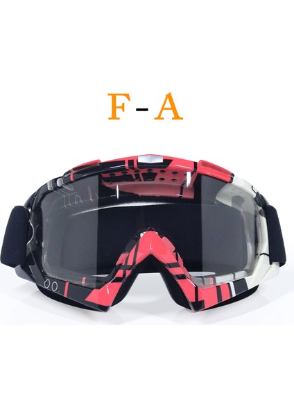 A1 Motokros Leri Oculos Antiparras Gafas Moto Cross Motosiklet Off Road Kir Motosiklet Gözlüğü (Yurt Dışından)