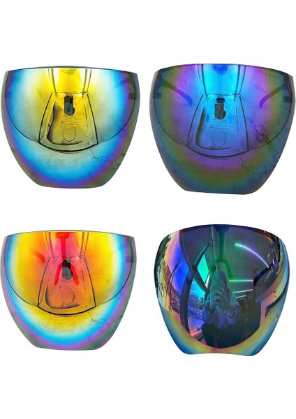 No.5 Yeni Koruyucu Yüz Kalkanı Ler Tam Yüz Kapalı Küresel Lens Anti-Sprey Güvenlik Gözlüğü (Yurt Dışından) fiyatları