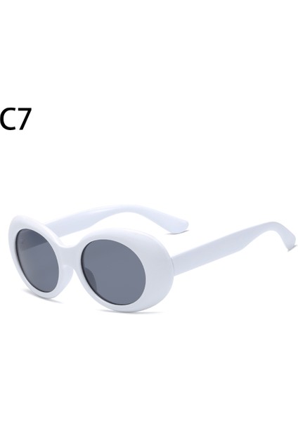 A7 2021 Moda Retro Çerçevesiz Kanatlı UV400 Lüks Trend Dar Yaz Gözlüğü (Yurt Dışından)