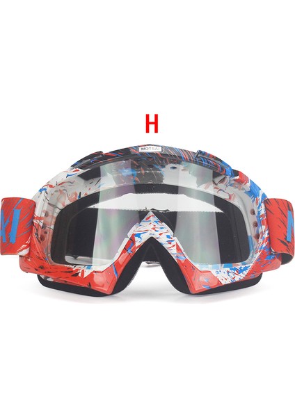 H2 Yeni Motokros Leri Bisiklet Mx Off Road Kaskları Spor Gafas Motosiklet Kir Bisikleti Oculos Moto (Yurt Dışından)