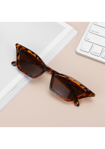 No.3 1 Adet Vintage Kedi Gözü Moda Küçük Çerçeve UV400 Sokak Leri Lüks Trend Ler (Yurt Dışından)