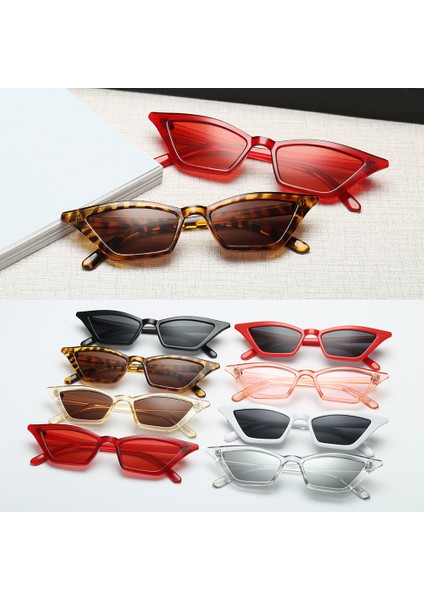 No.3 1 Adet Vintage Kedi Gözü Moda Küçük Çerçeve UV400 Sokak Leri Lüks Trend Ler (Yurt Dışından) indirimleri