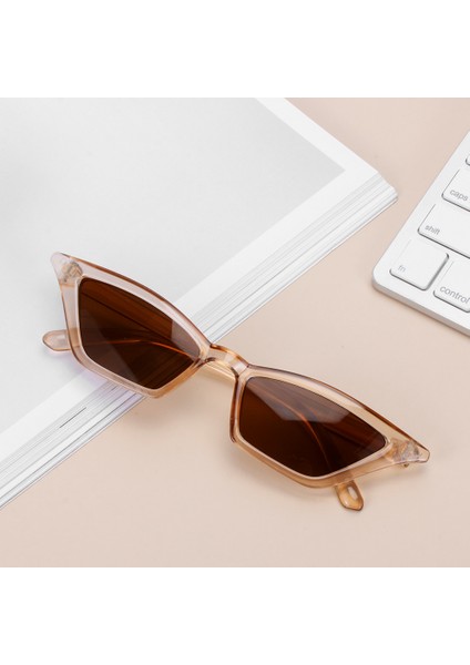 No.5 2021 Yeni Retro Vintage Küçük Kare Uv Koruma Leri Motosiklet Sürme Gözlüğü (Yurt Dışından)