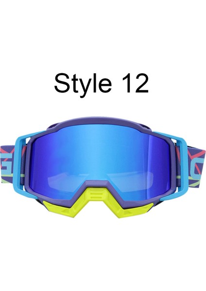 12 Ktm Motosiklet Leri Kask Mx Moto Kir Motosiklet Atv Kayak Açık Spor Scooter Maske (Yurt Dışından)