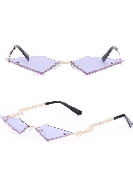 No.6 2020 Moda Alev Ateş Telsiz Dalga Uv 400 Lüks Trend Dar (Yurt Dışından)