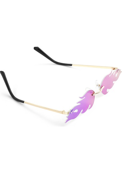 No.6 2020 Moda Alev Ateş Telsiz Dalga Uv 400 Lüks Trend Dar (Yurt Dışından) fırsatları