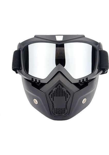 Gri Motosiklet Gözlüğü Kask Maskesi Anti-Sis Kış Kar Spor Gözlüğü Kayak Kar Motoru Kaskı Açık Yüz Kalkanı (Yurt Dışından) fiyatları
