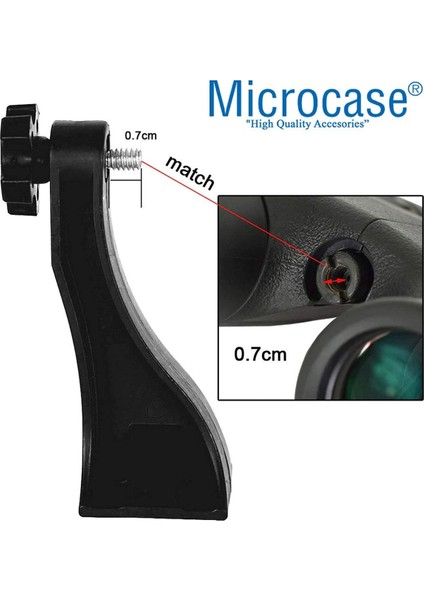 Dürbünü Tripoda Bağlamak Için Dürbün ve Tripod Bağlantı Adaptörü - AL2515 Siyah
