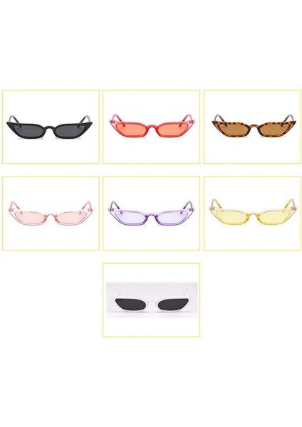 No.3 Anti Uv Kedi Gözü Moda Güneş Kremi Kişilik Keskin Açılı Motosiklet Gözlüğü (Yurt Dışından) modelleri