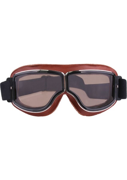 No.10 Deri Vintage Motosiklet Gözlüğü Retro Jet Kasklı Motosiklet Aksesuarları (Yurt Dışından) indirimleri
