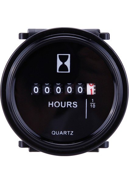 Mini Saat Sayacı Deniz Teknesi Motor 2 Yuvarlak Su Geçirmez Gösterge Moto Araç Kamyonlar Mekanik Saat Sayacı Sayacı Timer (Yurt Dışından)
