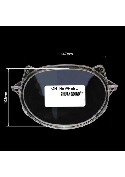 02 Scooter Moped Atv Motokros Motosiklet Hız Tachometer Gösterge Paneli Lens Kapağı (Yurt Dışından)