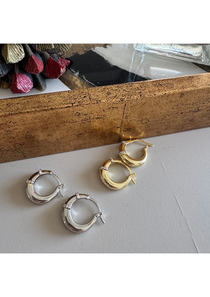 Boi Gümüş Küpe MS3174, 925 Ayar Gümüş, Ithal Ürün