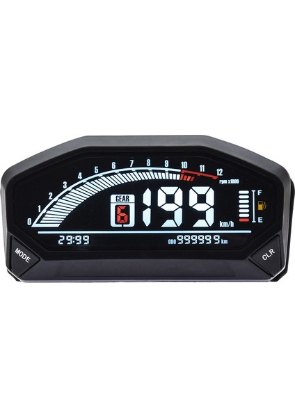 Sensör Evrensel LED LCD Hız Dijital Aydınlatma Su Geçirmez Kilometre Sayacı Tekerlekli Hız Için Motosiklet Silindirleri Yg (Yurt Dışından)